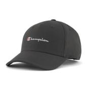 Champion Svart Broderad Logga Baseballkeps Black, Unisex