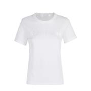 Helmut Lang Slim Logo T-tröja White, Dam