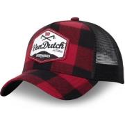 VON Dutch Röd rutig trucker keps Multicolor, Herr