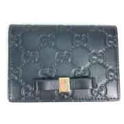 Gucci Vintage Pre-owned Laeder plnbcker Black, Dam