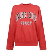 Anine Bing Röd Sweatshirt - Jaci Red, Dam