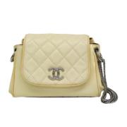 Chanel Vintage Pre-owned Laeder chanel-vskor Yellow, Dam