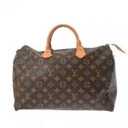 Louis Vuitton Vintage Pre-owned Tyg louis-vuitton-vskor Brown, Dam