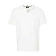 Moncler Vit Jersey Crew Neck T-shirt White, Herr