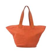 Hermès Vintage Pre-owned Tyg axelremsvskor Orange, Dam