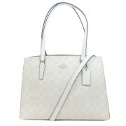 Coach Pre-owned Pre-owned Tyg totevskor White, Dam