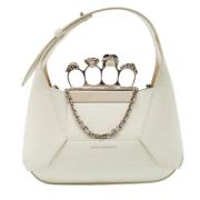 Alexander McQueen Pre-owned Pre-owned Laeder handvskor White, Dam