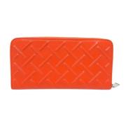 Bottega Veneta Vintage Pre-owned Laeder plnbcker Orange, Dam