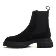 Hogan Svarta Ankel Chelsea Boots för Kvinnor Black, Dam