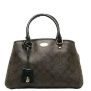 Coach Pre-owned Pre-owned Canvas handvskor Brown, Dam