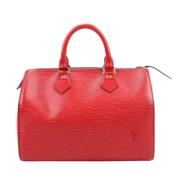 Louis Vuitton Vintage Pre-owned Laeder handvskor Red, Dam