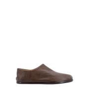 Maison Margiela Ikonisk Tabi Läderloafer Brown, Herr