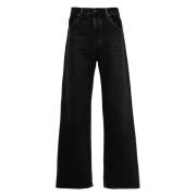 Acne Studios Klassiska Denim Jeans för Vardagsbruk Black, Herr