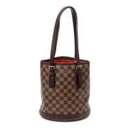 Louis Vuitton Vintage Pre-owned Canvas louis-vuitton-vskor Brown, Dam