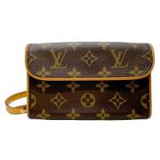 Louis Vuitton Vintage Pre-owned Canvas kuvertvskor Brown, Dam