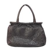 Bottega Veneta Vintage Pre-owned Laeder handvskor Brown, Dam