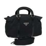 Prada Vintage Pre-owned Tyg prada-vskor Black, Dam