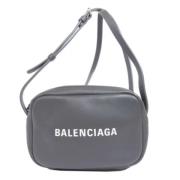 Balenciaga Vintage Pre-owned Laeder balenciaga-vskor Gray, Dam