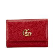 Gucci Vintage Pre-owned Laeder nyckelhllare Red, Dam