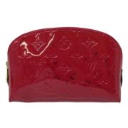 Louis Vuitton Vintage Pre-owned Laeder kuvertvskor Red, Dam