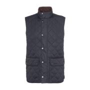 Barbour Quiltad Equestrian Gilet Blue, Herr