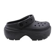 Crocs Färgglada Trätofflor för Vardagsbruk Black, Dam