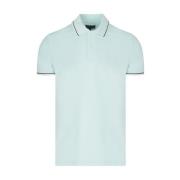 Emporio Armani Essentials Piquet Polo i Sky Färg Blue, Herr