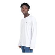 Ralph Lauren Vit långärmad T-shirt Casual White, Herr