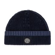 Stone Island Keps med logotyp Blue, Herr