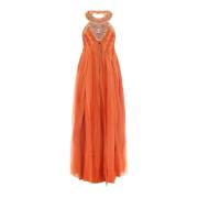 Alberta Ferretti Maxi Dresses Orange, Dam