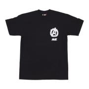 HUF Cosmic Assemblage Avengers Tee Svart Black, Herr