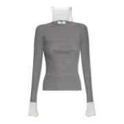 Sportmax Turtleneck Derris Gray, Dam