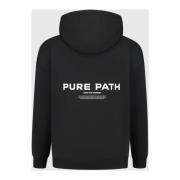 Pure Path Svart Signature Hoodie Herr Black, Herr