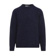 Carhartt Wip Spräcklig Air Force Blue Sweater Blue, Herr