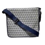 Fendi Vintage Pre-owned Canvas fendi-vskor Blue, Dam