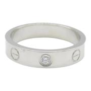 Cartier Vintage Pre-owned Vitt guld ringar Gray, Dam