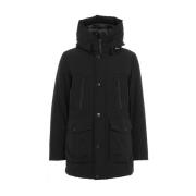 Woolrich Arctic Parka Ramar - Stilfull Vinterjacka för Män Black, Herr