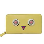 Fendi Vintage Pre-owned Laeder plnbcker Yellow, Dam