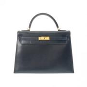 Hermès Vintage Pre-owned Laeder handvskor Blue, Dam