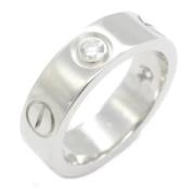 Cartier Vintage Pre-owned Vitt guld ringar Gray, Dam