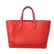 Hermès Vintage Pre-owned Tyg axelremsvskor Red, Dam