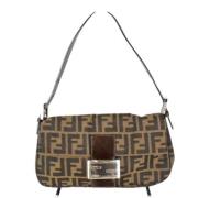 Fendi Vintage Pre-owned Canvas fendi-vskor Brown, Dam