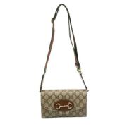 Gucci Vintage Pre-owned Laeder gucci-vskor Beige, Dam