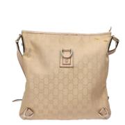 Gucci Vintage Pre-owned Canvas gucci-vskor Beige, Dam