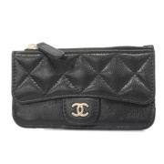 Chanel Vintage Pre-owned Laeder plnbcker Black, Dam