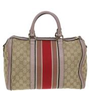 Gucci Vintage Pre-owned Canvas resvskor Beige, Dam