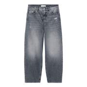 Pinko Estelle Egg Jeans Gray, Dam