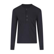 Tom Ford Elegant Herr Långärmad T-shirt Black, Herr