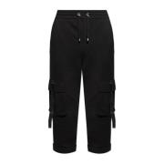 Balmain Cargo Sweatpants Black, Herr