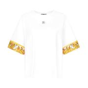 Dolce & Gabbana F8V06Tgdck6W0800 T-Shirt White, Dam